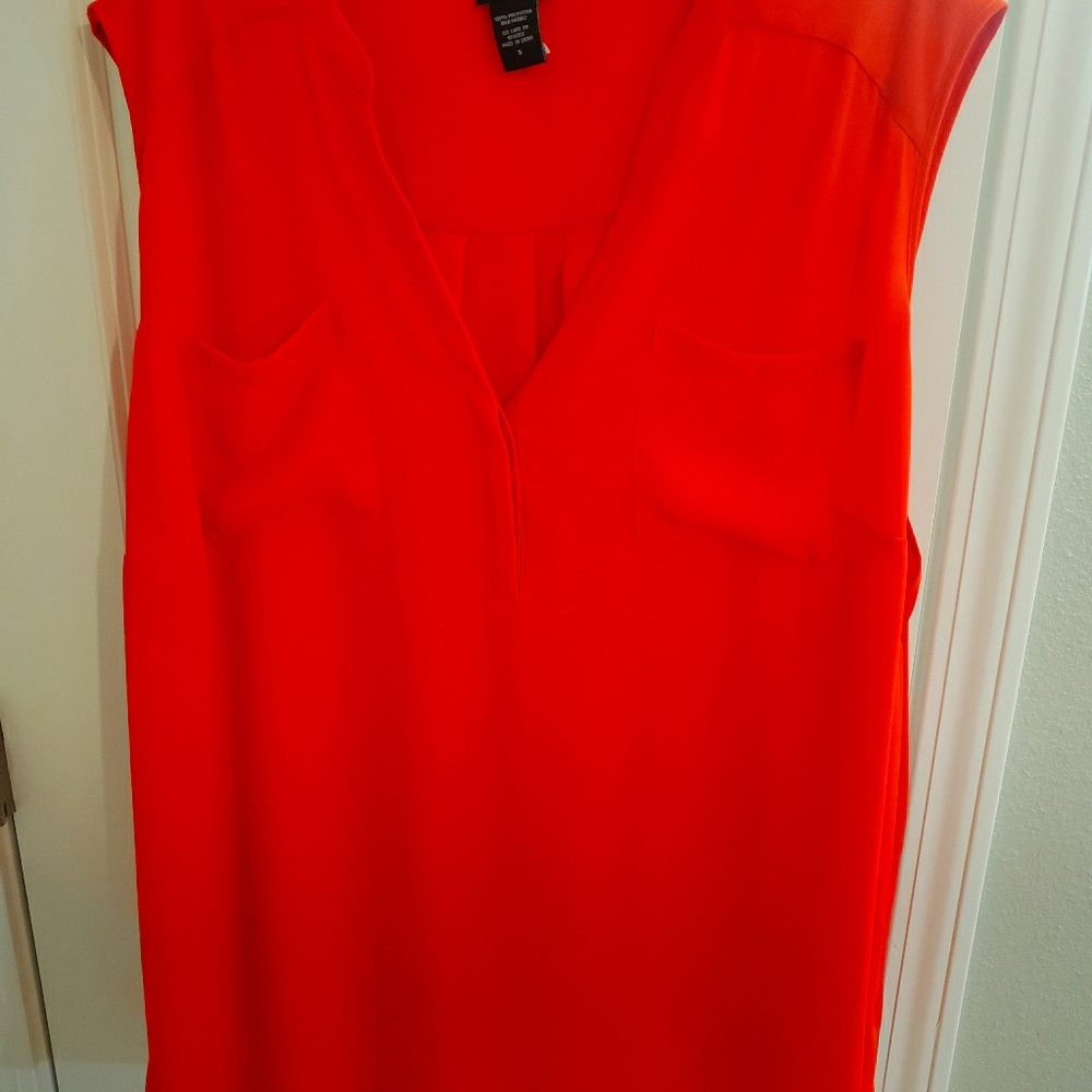 Orange blouse